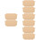 800Pcs Kraft Paper Sleeves Portable Holders 5