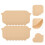 800Pcs Kraft Paper Sleeves Portable Holders 8