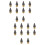 30Pcs Portable Inkless Pen Nibs Assorted Color No Sharpening Needed 9