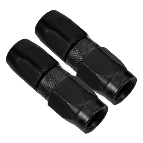 8Pcs Black Steel Grease Replacement Nozzle Kit with Simple Design 1