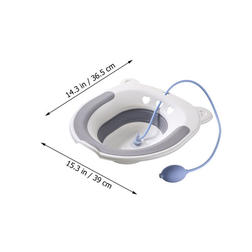 1Pc Multipurpose Foldable Sitz Bath Basin for Bathroom Use 2