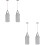 4Pcs Silver Milk Frother Handheld Electric Egg Mixer 6