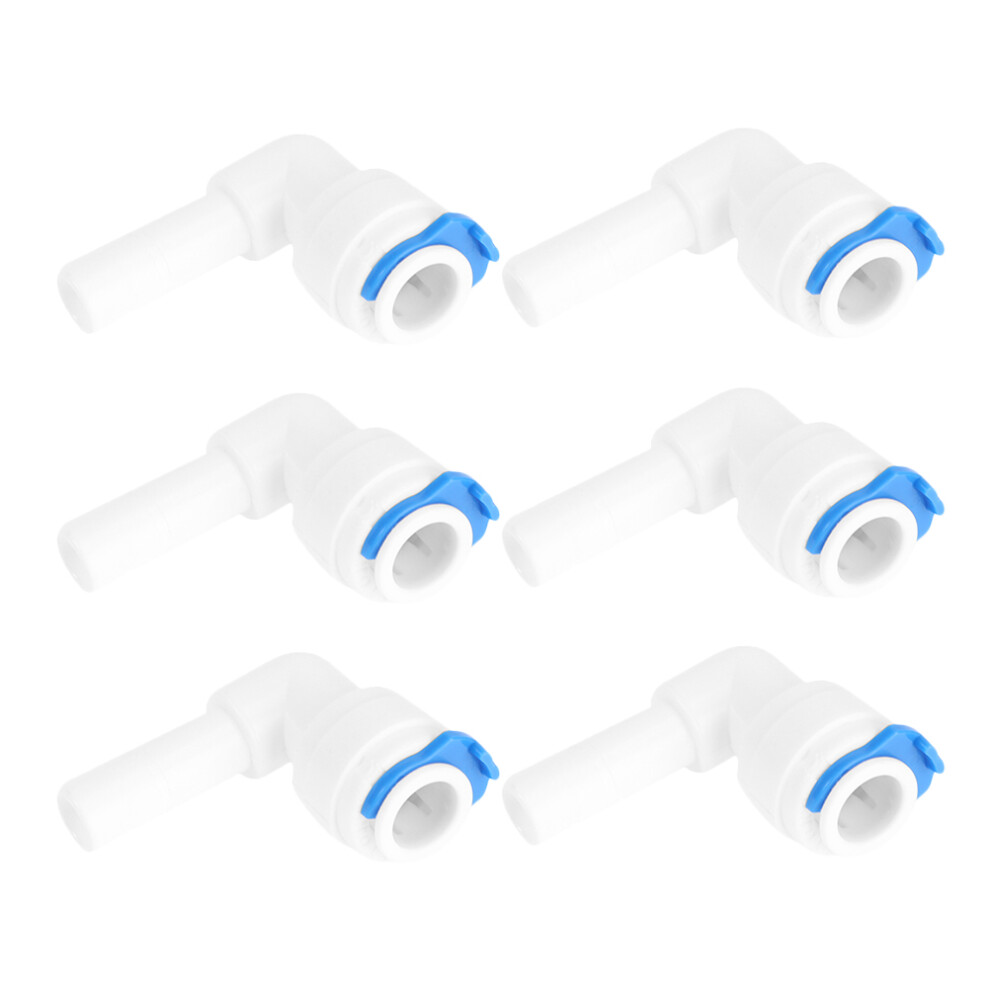 24Pcs White Pe Faucet Adapter Fitting Quick Connect For Water Purifier 353813285936