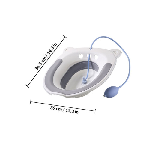 1Pc Multipurpose Foldable Sitz Bath Basin for Bathroom Use 1