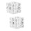 2Pcs Glass Nail Monomer Dish Without Lid Compact Acrylic Holder 9