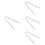 4Pcs Car Fuse Puller Pliers White PVC Auto Fuse Removal Tool Set 8