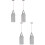 4Pcs Silver Milk Frother Handheld Electric Egg Mixer 7