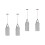 4Pcs Silver Milk Frother Handheld Electric Egg Mixer 4