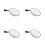 4Pcs Silver Heavy Duty Fishing Nets Large Scoop Wire Mesh Storage Net 9