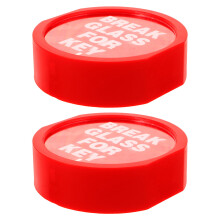 8Pcs Plastic Red Key Lock Box for Emergency with Wall-Mounted Design