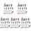 5Sets Tiny People ABS Plastic Mini Figures Assorted Color for Kids Use 4