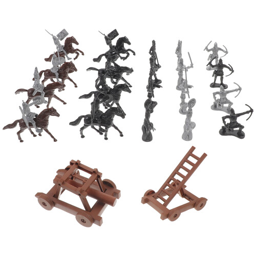 5Sets Tiny People ABS Plastic Mini Figures Assorted Color for Kids Use 2