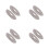 8Pcs Grey Silicone Car Wiper Arm Hole Covers Waterproof Auto Accessory 5