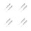 8Pcs Silver Metal Grease Needle Nozzle Bearing Leakproof Durable Kit 10