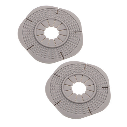 8Pcs Grey Silicone Car Wiper Arm Hole Covers Waterproof Auto Accessory 2