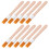 20Pcs Brown Wooden Handle Multi-Use Nylon Paint Brushes for Painting 2