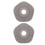 8Pcs Grey Silicone Car Wiper Arm Hole Covers Waterproof Auto Accessory 2