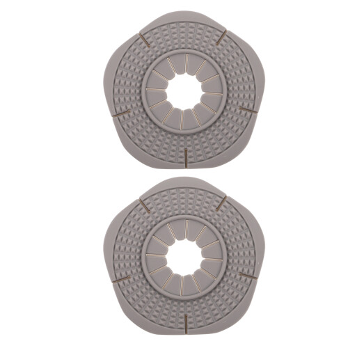 8Pcs Grey Silicone Car Wiper Arm Hole Covers Waterproof Auto Accessory 1