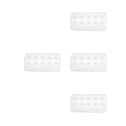 4Pcs High Capacity Egg Organisers White Plastic Egg Shipping Holders 2
