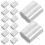 200Pcs Silver Aluminum Crimp Sleeves Wire Rope Ferrules Durable Clips 2