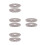 8Pcs Grey Silicone Car Wiper Arm Hole Covers Waterproof Auto Accessory 6
