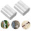 200Pcs Silver Aluminum Crimp Sleeves Wire Rope Ferrules Durable Clips 11