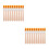 20Pcs Brown Wooden Handle Multi-Use Nylon Paint Brushes for Painting 4
