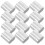 200Pcs Silver Aluminum Crimp Sleeves Wire Rope Ferrules Durable Clips 3