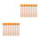 20Pcs Brown Wooden Handle Multi-Use Nylon Paint Brushes for Painting 9