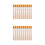 20Pcs Brown Wooden Handle Multi-Use Nylon Paint Brushes for Painting 6