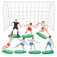 5Pcs Food Grade Plastic Football Cake Topper Birthday Decoration