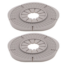 8Pcs Grey Silicone Car Wiper Arm Hole Covers Waterproof Auto Accessory