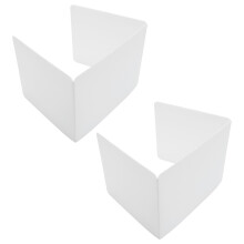 6Pcs Plastic Sneeze Guard Desk Partitions for Classroom and Office Use