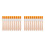 20Pcs Brown Wooden Handle Multi-Use Nylon Paint Brushes for Painting 7