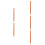 5Pcs Wooden Replacement Handles for Hoe Dark Grip 8