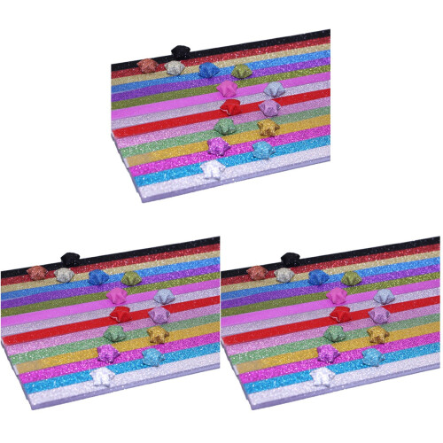 54 Packs Glitter Star Folding Paper Rainbow Five Star Craft 1