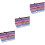 54 Packs Glitter Star Folding Paper Rainbow Five Star Craft 4