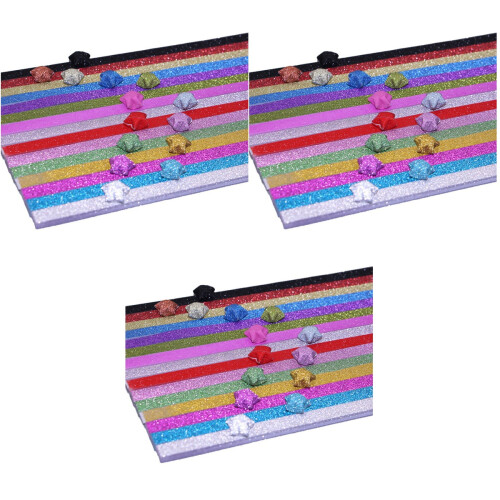 54 Packs Glitter Star Folding Paper Rainbow Five Star Craft 2