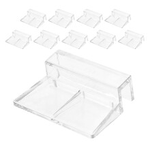 40Pcs Transparent Acrylic Aquarium Lid Clips Sturdy Fish Tank Brackets