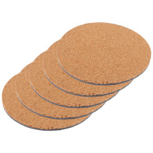 25Pcs Round Cork Plant Coasters Lightweight Insulation Mats for Garden