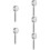 5Pcs Silver Bathroom Shower Head Stainless Steel Handheld Rain Sprayer 11