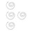 4Pcs White Safety Barrier Rope for Hotel Queue and Event Management 9