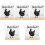 5Pcs Decorative Wood Table Sign Charming Desktop Decor for Home 4