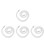 4Pcs White Safety Barrier Rope for Hotel Queue and Event Management 8