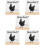 5Pcs Decorative Wood Table Sign Charming Desktop Decor for Home 8