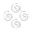4Pcs White Safety Barrier Rope for Hotel Queue and Event Management 6
