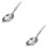 2Pcs Silver Filtering Skimmer Filter Spoon for Stew and Frying 6