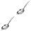 2Pcs Silver Filtering Skimmer Filter Spoon for Stew and Frying 3
