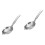 2Pcs Silver Filtering Skimmer Filter Spoon for Stew and Frying 4