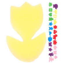 72Pcs Sponge Brush Set with Assorted Colors for Kids' Painting